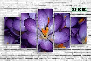 Tablou multicanvas Art.Desig Flori violete FB-10151