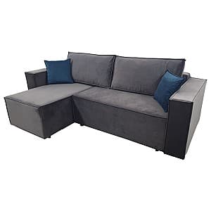 Угловой диван V-Toms E3 Dark Gray (2.5x1.5)