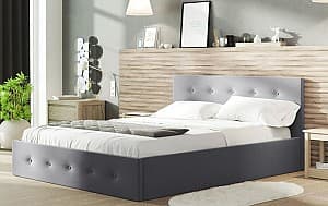 Кровать Alcantara Amazon 140x200 Textile Grey