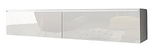Comoda TV Bratex Lowboard D 180 (White/White Gloss)