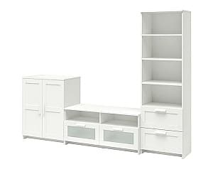 Living IKEA Brimnes White 258x41x190 cm