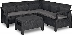 Набор садовой мебели Keter Corfu Relax Set Graphite/Gray