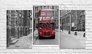 Tablou multicanvas Art.Desig AUTOBUZUL TURISTIC IN LONDRA