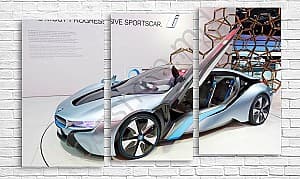 Модульная картина Art.Desig BMW I8