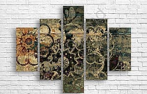 Модульная картина Art.Desig РЕТРО АБСТРАКЦИЯ