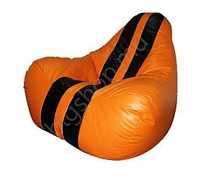 Fotoliu Relax Hi-Poly Baby Black/Orange