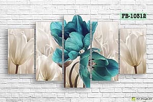 Tablou multicanvas Art.Desig Tulips FB-10312