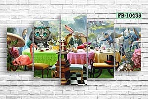 Tablou multicanvas Art.Desig Alice in wonderland FB-10435