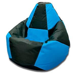 Пуф Beanbag Pear Chess XXL Black Blue