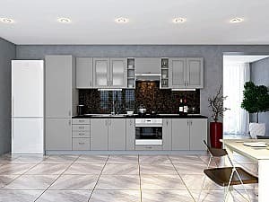 Кухня Confort-NV Модест 3.6 м Серый Униколор