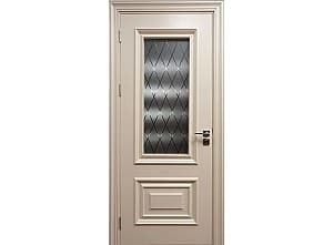 Межкомнатная дверь Спирит Диана 2 Ваниль со стеклом (800 мм)