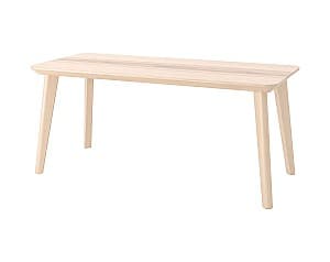 Masa de reviste IKEA Lisabo 118x50 Furnir Frasin(Bej)