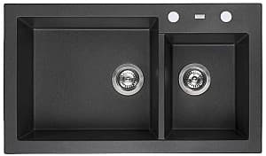 Кухонная мойка Reginox Amsterdam 25 Black Silver