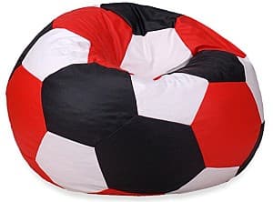 Fotoliu Beanbag Ares XL Red White Black