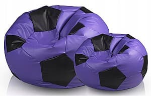 Fotoliu Beanbag Ares XXL Purple Black