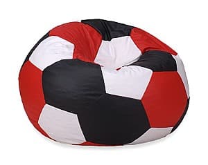 Пуф Beanbag Ares XXL Red White Black