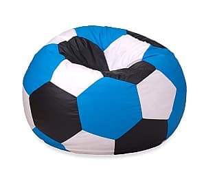 Fotoliu Beanbag Ares XXL Blue White Black