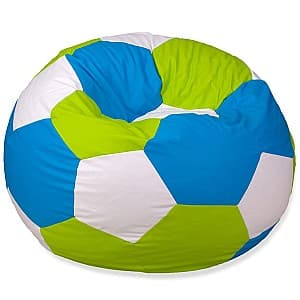 Fotoliu Beanbag Ares XXL Green White Blue