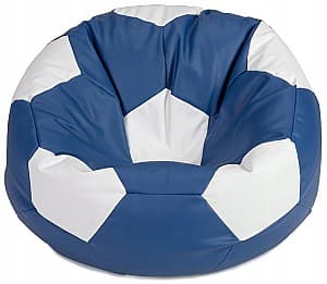 Fotoliu Beanbag Ares XL White Blue