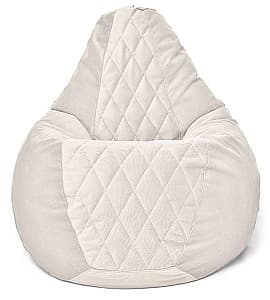 Fotoliu Beanbag Maserrati Romb L White