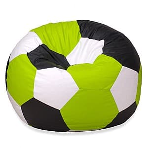 Пуф Beanbag Ares L Green Black White