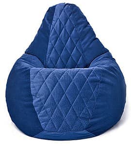 Пуф Beanbag Maserrati Romb XL Blue