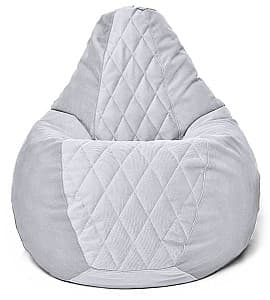 Fotoliu Beanbag Maserrati Romb XL Light Gray