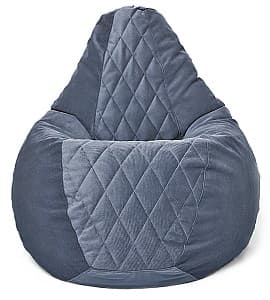 Пуф Beanbag Maserrati Romb XXL Gray