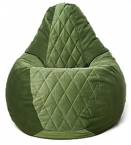 Fotoliu Beanbag Maserrati Romb XXL Green