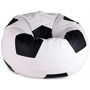 Fotoliu Beanbag Ares L White Black