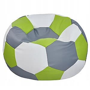Fotoliu Beanbag Ares L Green White Gray