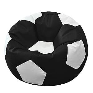 Пуф Beanbag Ares L Black White