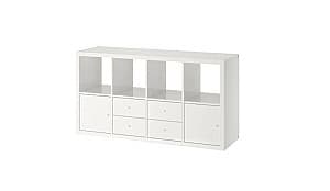 Etajera IKEA Kallax white 77×147 cm