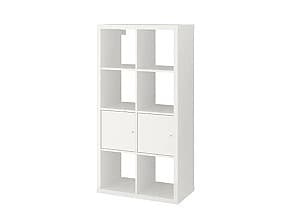 Стеллаж IKEA Kallax  glossy / white 77×147 cm