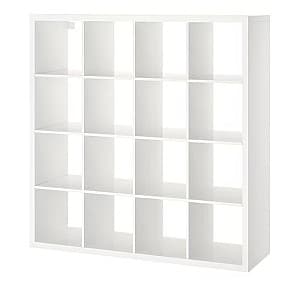 Etajera IKEA Kallax White glossy 147x147 cm