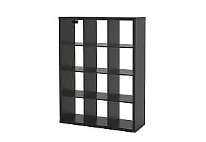 Etajera IKEA Kallax  black brown 112×147 cm