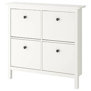 Обувница IKEA Hemnes 4 compartimente White 107x101 cm