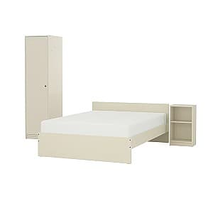 Dormitor IKEA Gursken beige 140x200
