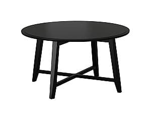 Журнальный столик IKEA Kragsta black 90 см