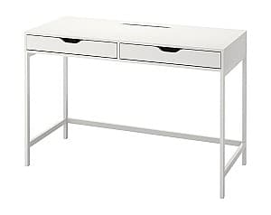 Офисный стол IKEA Alex White 132×58 см