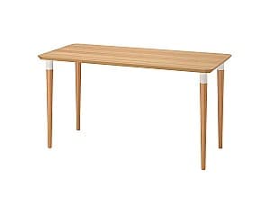 Masa de birou IKEA Anfallare / Hilver  bamboo 140x65 cm