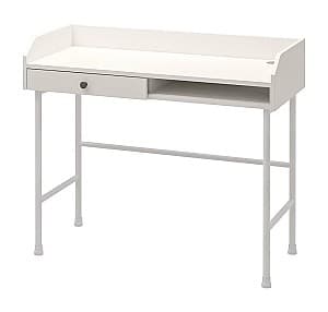 Офисный стол IKEA Hauga White 100x45