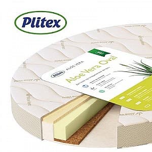 Saltea Plitex Aloe Vera Oval 125x75x10cm (AV-18/4)