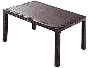 Стол Heniver Rattan 90x150 Коричневый