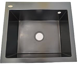 Кухонная мойка Tornado NIKOLI 510x565 Black