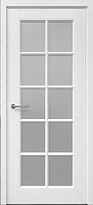 Межкомнатная дверь Albero Эмаль Краска 8 матовая стекло Белая