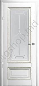 Межкомнатная дверь Albero Версаль-1 White 600 (со стеклом)