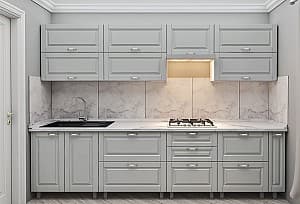 Bucatarie PS Kvadro 3 m (vopsita, frez. Clasic) Gri Deschis