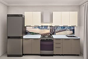 Bucatarie PS Lena 2 m (vopsita, frez. Neted) Bej/Cappuccino