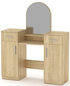 Туалетный столик (трюмо) KompaniT Тр-2 Дуб сонома (Бежевый)
